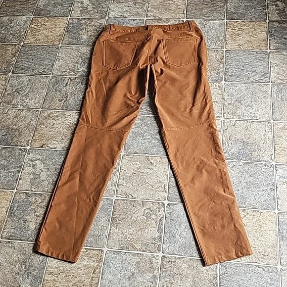Lululemon Men's ABC Pants Slim Utilitech Copper Brown Sz 32 EUC